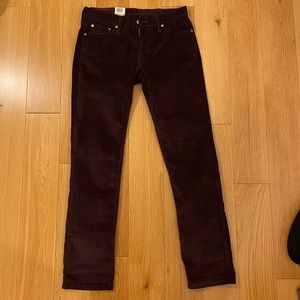 Levi’s 511 Slim Corduroy Jeans (Merlot)